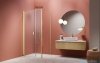 Radaway Nes 6 Kds I Brushed Light Gold kabina 120x75cm lewa szczotkowane jasne złoto 10023120-98-01L/10043075-98-01